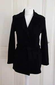 Kenzo Jungle Jacke Blazer schwarz Winter warm Schleife Strick klassisch Gr. 36 S - Bild 1 von 5