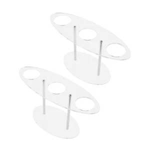 2Pcs Ice Cream Display Holder Desktop Cone Stand Restaurant Display Home Hotel - Picture 1 of 12
