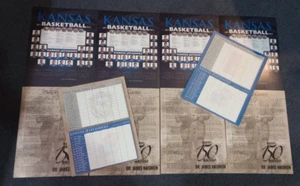 2011-2012 KANSAS JAYHAWKS BASKETBALL 9X11 ROSTER - SCHEDULE - SCORECARD - LOT 10 - Picture 1 of 1