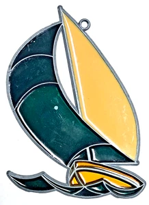 Vidrieras aspecto velero suncatcher NO vidrieras reales - Imagen 1 de 2
