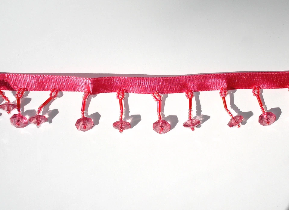 1 paquete de cinta de patio precortada con flecos de salmón yarda Foto 1 de 1