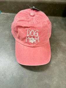 NUEVO CON ETIQUETAS Coral Perro Mamá Sombrero con Bordado Blanco - David and Young - Imagen 1 de 3