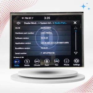 Genuine Mopar NAV/Radio Multimedia for 2019-20 Jeep Grand Cherokee 68403065AE - Picture 1 of 13