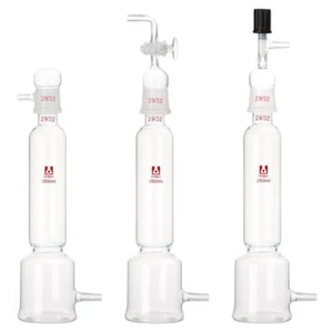 Chemistry Lab Supply: 250-2000ml Gas Drying Glassware, High Temp Resistant - Picture 1 of 11