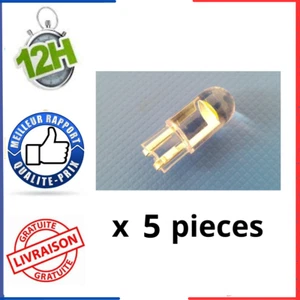 5 x T10 W5W Led Bulb Ampoule 6000k Blanc Non Anti Erreur Auto Voiture Veilleuse - Photo 1/7