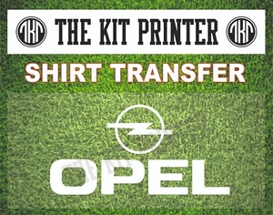 CLASSIC OPEL AC MILAN SHIRT SPONSOR HEAT TRANSFER IRON ON VINYL KIDS AND ADULTS - Picture 1 of 2