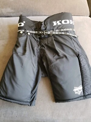 RARO! Pantalones de hockey Koho vintage para adultos mayores medianos 32-34" negros - ¡Nuevos con etiqueta!  Foto 1 de 4