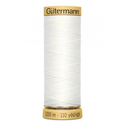 Gutermann Natural Cotton Thread (50wt) - Image 1 of 4