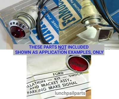 2 NOS Brake Warning Bulbs Ford Mustang Cougar Fairlane Falcon Galaxie Ranchero - Image 1 of 4