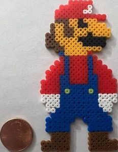 Mario Mini Bead Sprite Artkal Pixel Art Retro Default 64 Suit Costume Odyssey - Picture 1 of 1