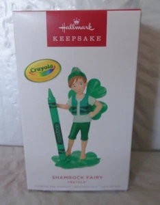 2024 Hallmark / Crayola - Shamrock Fairy Ornament - Green - Picture 1 of 1