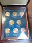 2007 Us Presidential dollars coins 8 coins in display w box $1 Coins