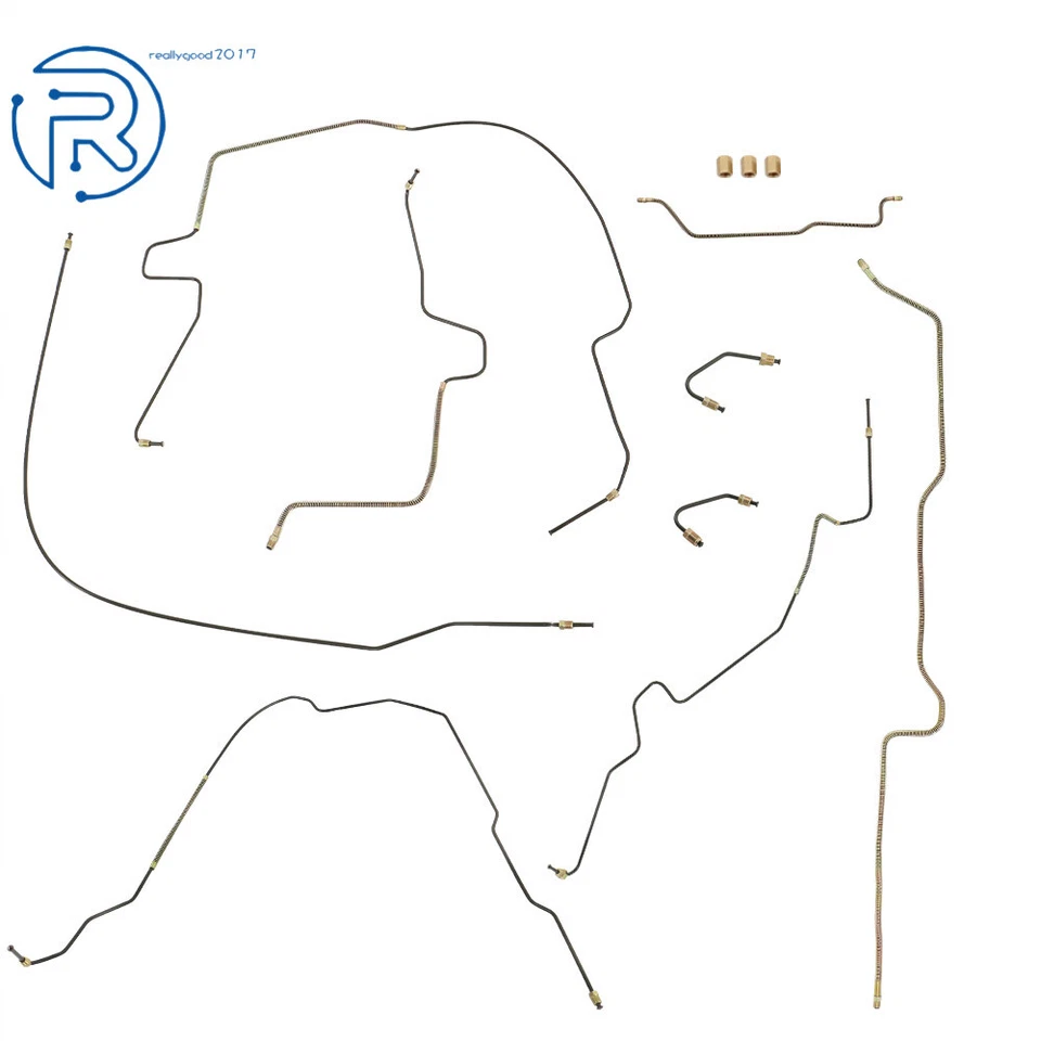 Juego de línea de freno hidráulico preformado para Jeep Wrangler TJ 97-06 sin ABS 919-221 Foto 1 de 4