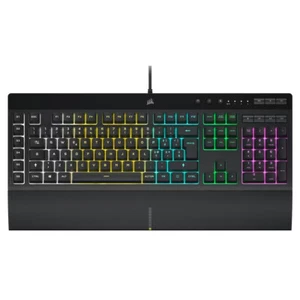 Corsair Tastiera PC USB Gaming QWERTY Retroilluminazione LED Nero CH-9226765-IT - Foto 1 di 10