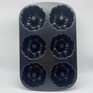 Nordic Ware Bundt-Lette Pan - 6 Cups, Heavy Cast Aluminum Mini Bundt Cake USA - Picture 1 of 8