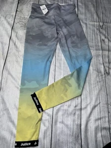 Justice Girls Size 8 High Waist Leggings Multi Color NEW - Picture 1 of 3