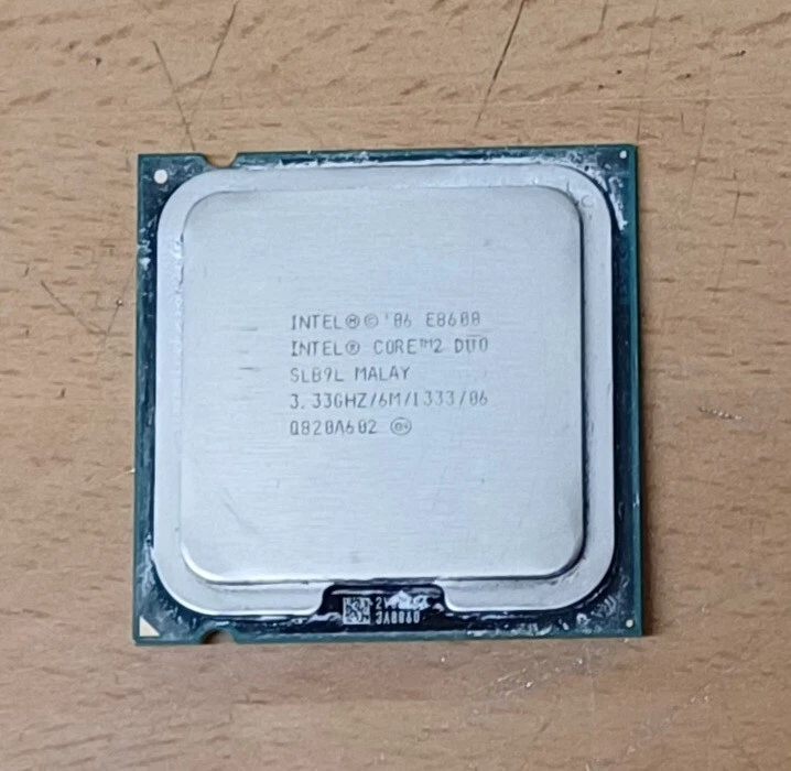 Intel Core 2 Duo E8600 SLB9L 2x3.33GHz/6MB/1333FSB Sockel/Socket LGA775 Dual CPU - Immagine 1 di 1