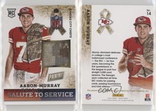 2014 Panini Black Friday Salute to Service Memorabilia Aaron Murray Rookie RC