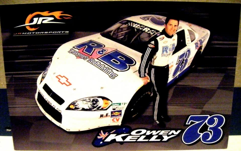 2009 JR MOTORSPORTS #73 OWEN KELLY CHEVY ASPHALT LATE MODEL STOCK CAR POSTCARD Cover