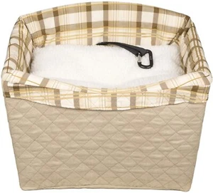 Petsafe Solvit 62350 Jumbo Washable Deluxe Pet Safety Tan On Seat Booster- NEW! - Picture 1 of 5