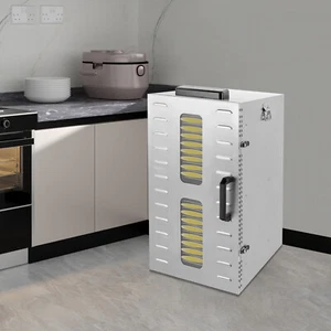 22 Trays Stainless Steel Electric Food Dehydrator Fruit & Jerky Drying Machine - Picture 1 of 24