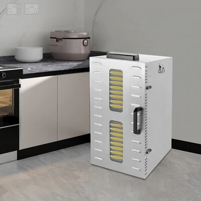 Deshidratador comercial 22 bandejas de acero inoxidable máquina seca de alimentos para frutas y verduras Foto 1 de 4