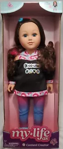 My Life As Poseable Content Creator 18 Zoll Puppe mit brünetten Haaren & blauen Augen - Bild 1 von 2