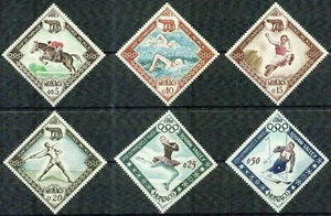 MÓNACO - 1960 - OLIMPIADAS DE ROMA Y SQUAW VALLEY - EN MUY BUEN ESTADO** - Imagen 1 de 1