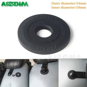 Black Motorcycle Rear Fender Seat Mounting Bolt Spacer Gasket Rubber For Harley - Picture 1 of 12