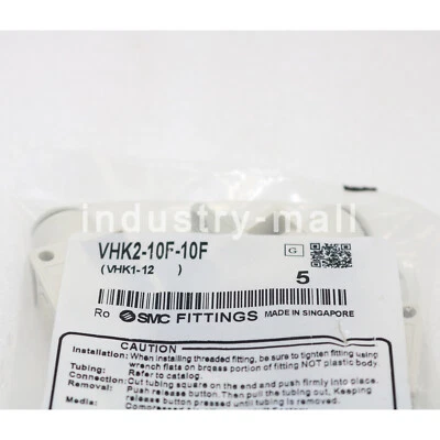 1Bag/5pcs New for SMC Valve Connector VHK2-10F-10F spot stock - Image 1 of 4
