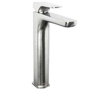 AKDY Single Hole Single-Handle Vessel Bathroom Faucet in Brushed Nickel - Picture 1 of 7