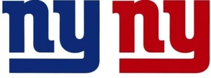 New York Giants Vinyl Window Decals Set of 2 - Picture 1 of 1