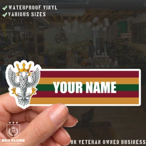 Mercian Waterproof Vinyl Name Stickers - Personalised - Picture 1 of 10