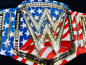 CINTURA TITOLO REPLICA WORLD HEAVYWEIGHT UNITED STATES WRESTLING CHAMPIONSHIP 2MM - Foto 1 di 10