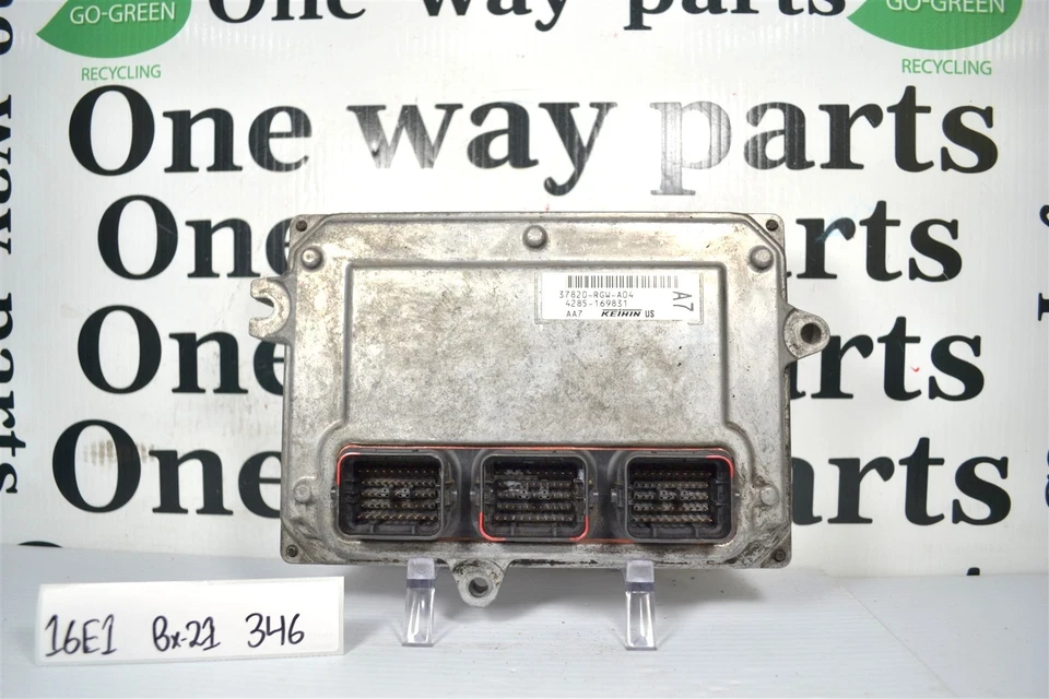 37820RGWA04 Unidad de control del motor Honda Odyssey 2009-10 módulo ECU 16E1 346 B21 Foto 1 de 4