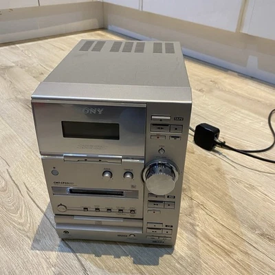 Sony Mini Disc Tape Cassette Radio Model HCD- CP33 No Speakers or Remote Control - Image 1 of 4