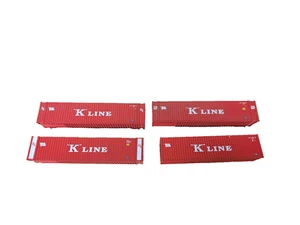JBF Lot of 4 K-Line Containers 45' and 40'  HO Scale - Picture 1 of 6