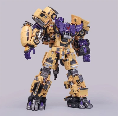 Mecha Invasion Devastator GLA01-06Y G2 Yellow Version Constructor Titan Set toy - Image 1 of 4