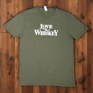 Uncle Nearest "Love & Whiskey" Men's T-Shirt – Olive Green – Size Small - Picture 1 of 7