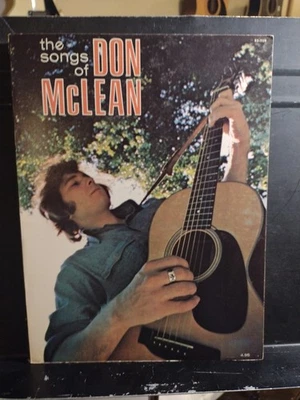 Cancionero Don Mclean Canciones de Guitarra Piano Letras Fotos 1972 Partituras En muy buen estado+  Foto 1 de 4