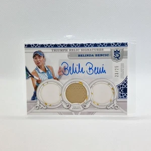Belinda Bencic 2024 Topps Royalty Tennis Triumph Relics Signatures Blue /25 - Bild 1 von 2