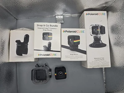 Polaroid Cube HD Action Camera BUNDLE w/ Accessories - Image 1 of 4