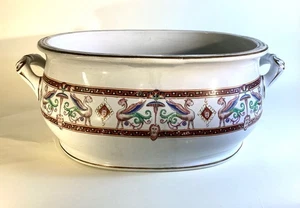 Antique Victorian Pottery Foot Bath/Planter. Very Decorative. Renaissance Style. - Picture 1 of 18
