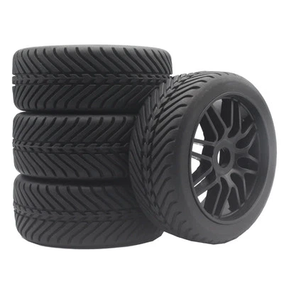 Neumáticos RC HSP con juegos de ruedas tipo barrido para buggy HoBao 1:8 recorrido corto Foto 1 de 2