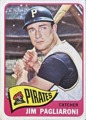 1965 Topps - Jim Pagliaroni #265 - Pittsburgh Pirates - VG - Image 1 of 2