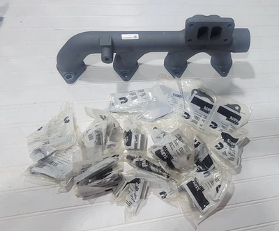 Genuine Cummins Exhaust  MANIFOLD  ISC QSC 8.3L 3968362 with Hardware - Image 1 of 4
