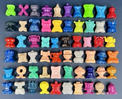 Classic GoGos Crazy Bones Things Complete Mixed Set of 60 Figures Rare Vintage - Image 1 of 4
