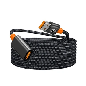 USB 3.0 Extension Cable Male to Female Data Cable USB 3.0 Extender for PC TV - Picture 1 of 8