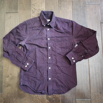 Merona Men's Burgundy Button Down Dress Shirt - Size S/P - Image 1 of 4