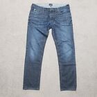 Armani Exchange Jeans Mens 38  Straight Stretch Blue Denim Low Rise AX Med Wash 